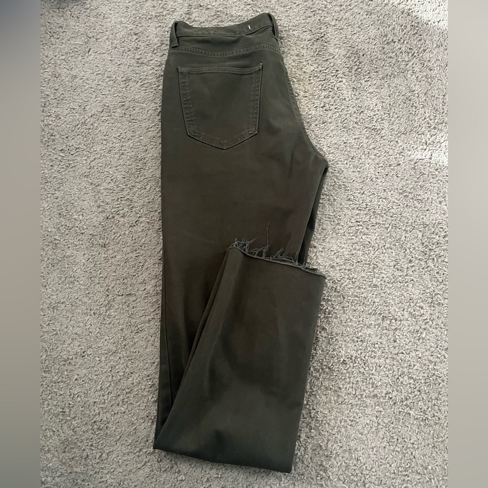 Banana Republic Dark Green Ankle Jeans